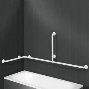 Barra de apoyo bañera en ángulo horizontal nylon