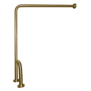 Barra de apoyo suelo-pared inox oro cepillado