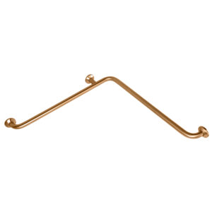Barra de apoyo ángulo horizontal inox bronce envejecido