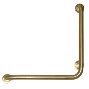 Barra de apoyo ángulo inox oro cepillado