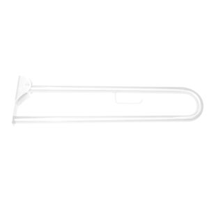 Barra de apoyo abatible inox blanco