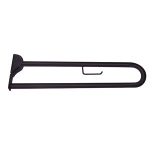 Barra de apoyo abatible inox negro