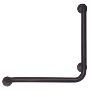 Barra de apoyo ángulo inox negro