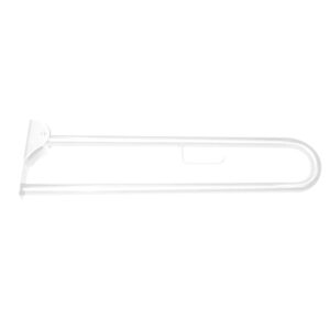 Barra de apoyo abatible inox blanco