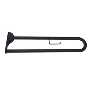 Barra de apoyo abatible inox negro