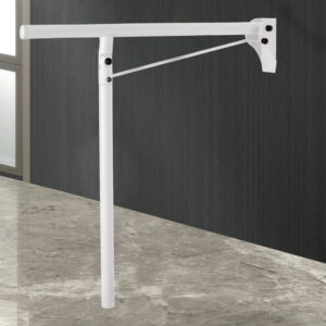 Barra de apoyo abatible mural-suelo nylon