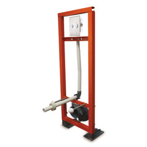 Soporte bastidor autoportante para inodoro con fluxor mecánico 1000 E XL DPA cromo cepillado