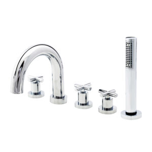 Batería baño-ducha Matrix cromo