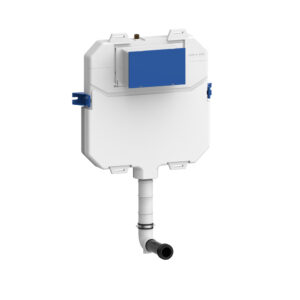 Cisterna empotrada doble descarga pulsador blanco