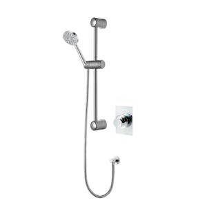 Conjunto ducha empotrable 1 vía Chap cromo