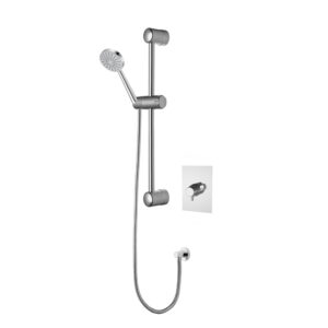 Conjunto ducha empotrable 1 vía Livra cromo