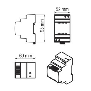 Transformador 230/12 5500 de 1 a 4 aparatos