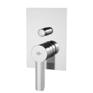 Grifo ducha empotrable 2 vías Karim Due cromo