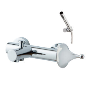Grifo baño-ducha Chip cromo con accesorios