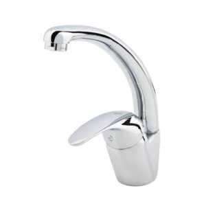 Grifo cocina caño alto fundido Alfa maneta horizontal