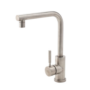 Grifo cocina caño alto recto para exterior Theo inox