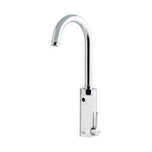 Grifo cocina Theo Elec caño curvo pila