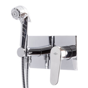 Grifo ducha inodoro Dalma cuadrado cromo