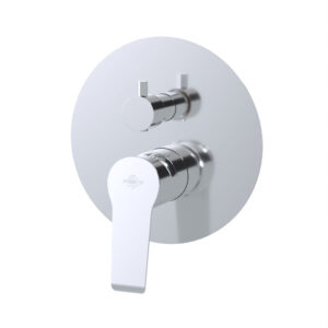 Grifo ducha empotrable 3 vías Albos cromo