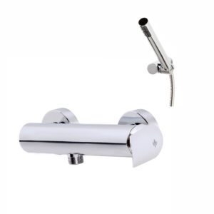 Grifo ducha Kily blanco con accesorios de ducha