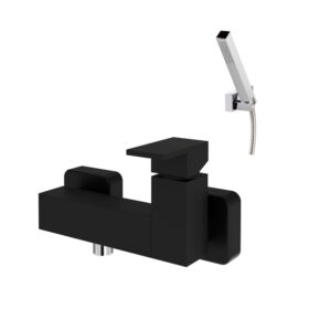 Grifo ducha Nitro Plus con accesorios de ducha negro