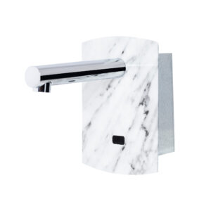Domo Sensia P grifo lavabo mural un agua transformador mármol blanco