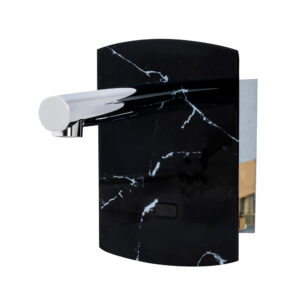 Domo Sensia P grifo lavabo mural un agua transformador mármol negro