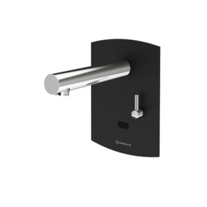 Domo Sensia PM grifo lavabo mural mezclador pila negro