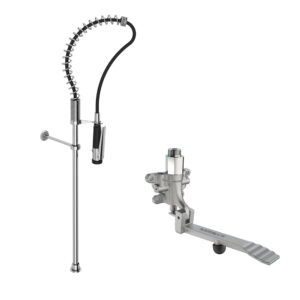 Columna industrial básica con pedal presto 570 pared