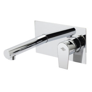 Grifo lavabo mural Aroha cromo