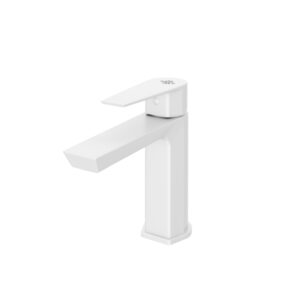 Grifo lavabo Aroha blanco