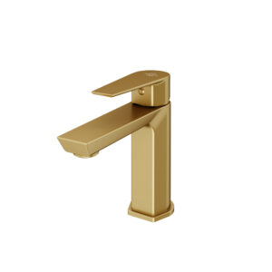 Grifo lavabo Aroha oro cepillado