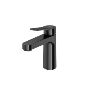 Grifo lavabo Dalma cromo negro cepillado