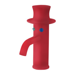 Grifo lavabo Chap rojo y azul