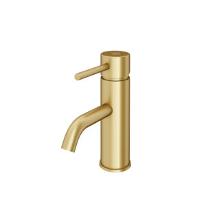 Grifo lavabo Theo oro cepillado