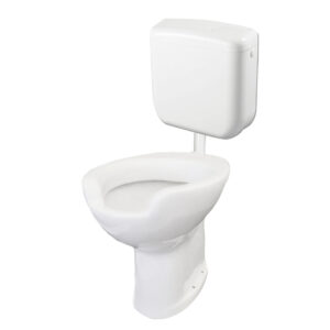 Inodoro Prestowash Basic Salida Pared con tapa asiento + Cisterna