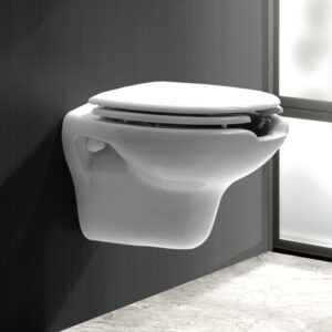 Inodoro Prestowash basic suspendido con tapa asiento