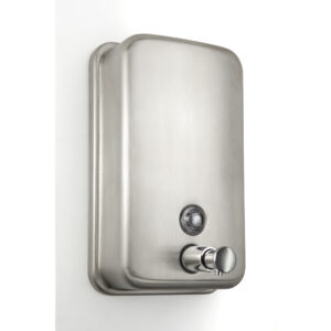 Jabonera manual inox satinado