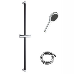 Kit ducha Carbono con accesorios Carbono 1 función