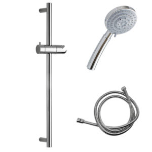 Kit ducha Tekno con accesorios Pysa cromo