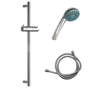 Kit ducha Tekno con accesorios Albos cromo