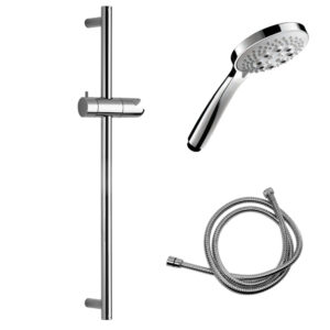 Kit ducha Tekno con accesorios Slim multi cromo