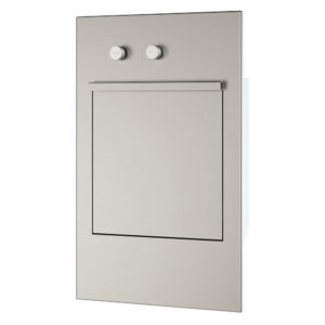 Lavacuñas doble temporizado satinado