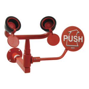 Lava-ojos de emergencia para tuberia vista