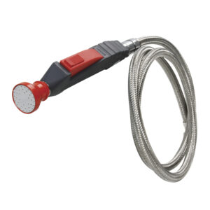 Lava-ojos de emergencia manual con flexible montaje mesa