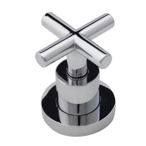 Llave de paso 1/2 Matrix cromo mate