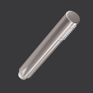 Maneral ducha Futura anti-cal cromo negro cepillado