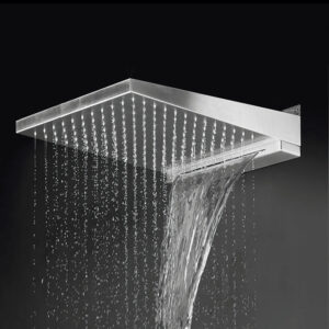 Rociador de Grupo ducha con cascada cuadrado