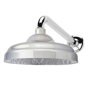 Rociador con brazo mural retro anti-cal cromo